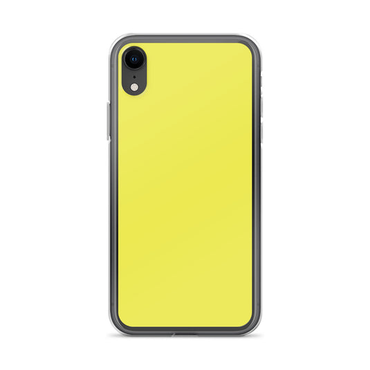 Plain Color Daisy Yellow iPhone Case Clear Bump Resistant CREATIVETECH