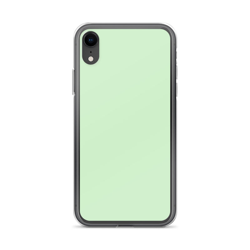 Load image into Gallery viewer, Plain Color Tara Green iPhone Case Clear Bump Resistant CREATIVETECH