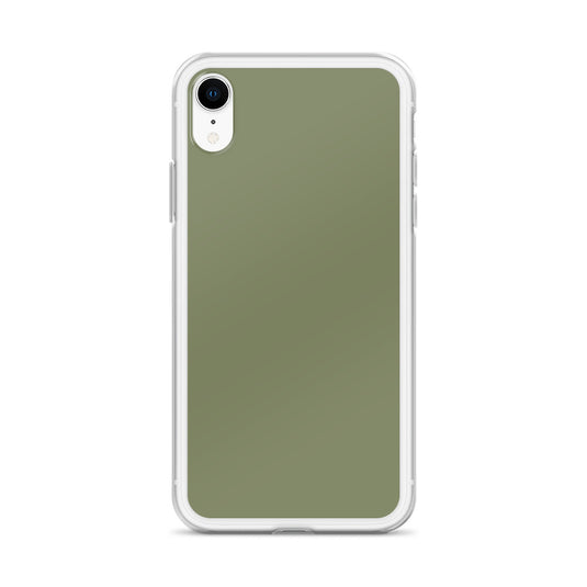 Plain Color Finch Green iPhone Case Clear Bump Resistant CREATIVETECH