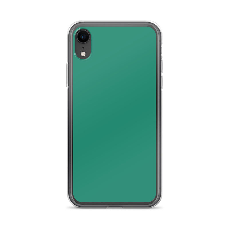 Load image into Gallery viewer, Plain Color Elf Green iPhone Case Clear Bump Resistant CREATIVETECH