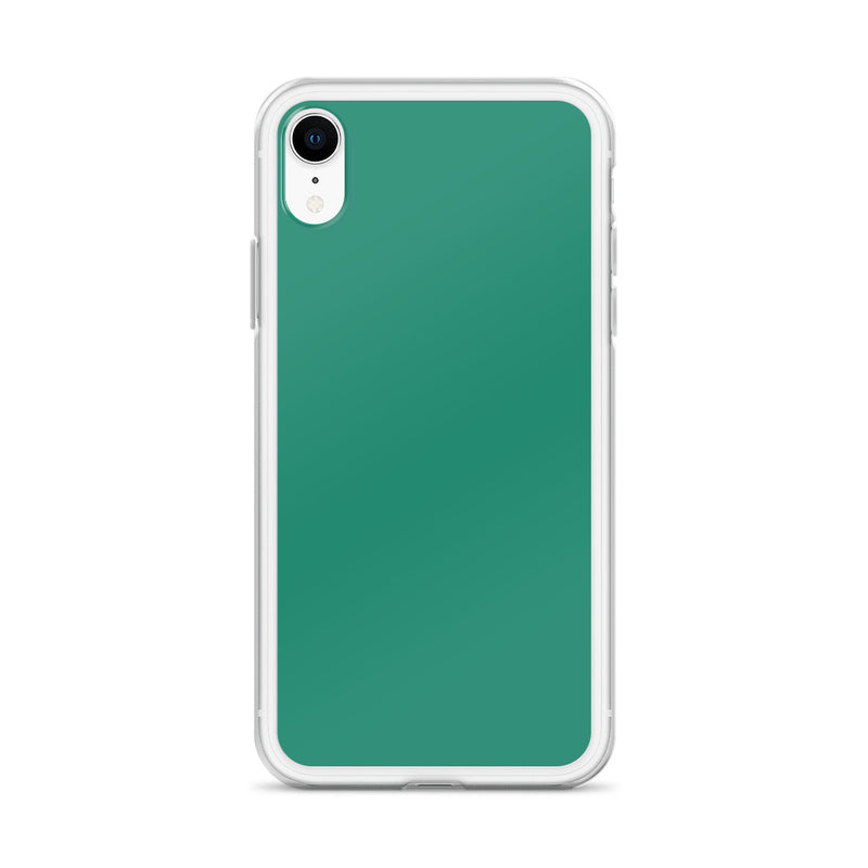Load image into Gallery viewer, Plain Color Elf Green iPhone Case Clear Bump Resistant CREATIVETECH