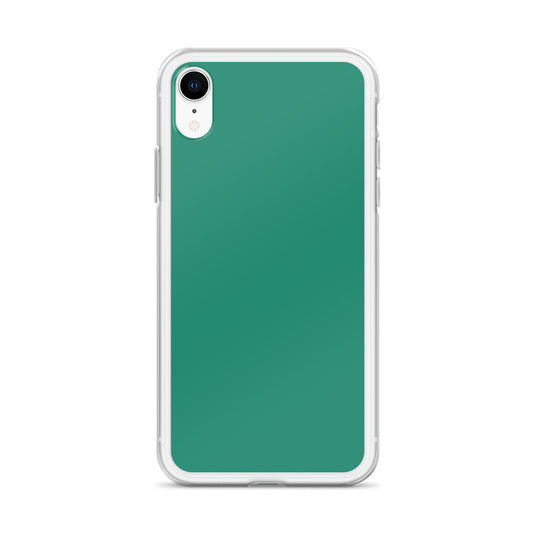 Plain Color Elf Green iPhone Case Clear Bump Resistant CREATIVETECH