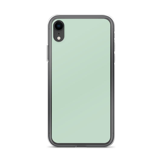 Plain Color Shallow Edgewater Blue iPhone Case Clear Bump Resistant CREATIVETECH