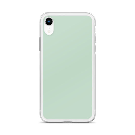 Plain Color Shallow Edgewater Blue iPhone Case Clear Bump Resistant CREATIVETECH