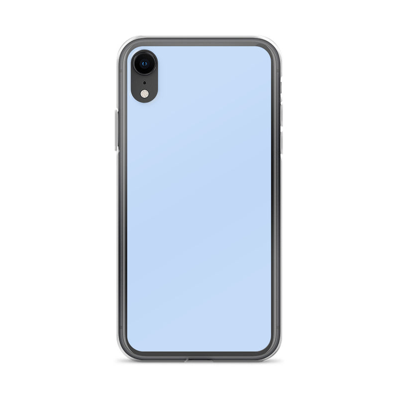 Load image into Gallery viewer, Plain Color Hawkes Blue iPhone Case Clear Bump Resistant CREATIVETECH