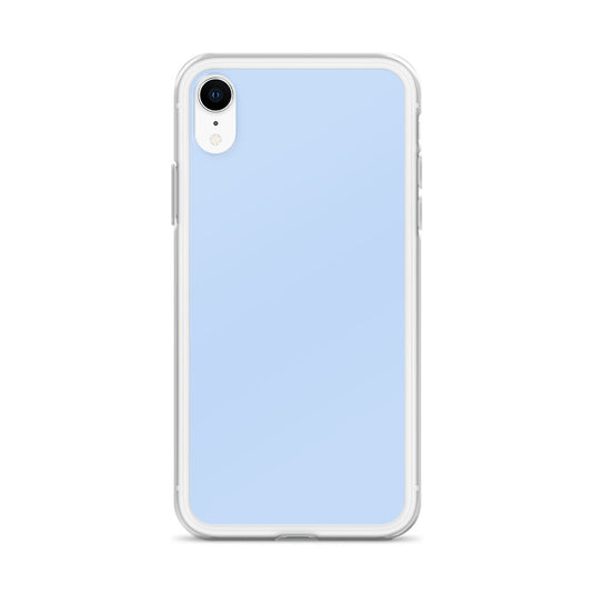 Plain Color Hawkes Blue iPhone Case Clear Bump Resistant CREATIVETECH