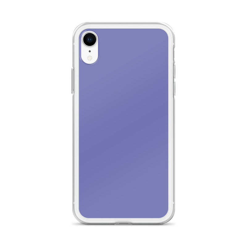 Load image into Gallery viewer, Chetwode Blue Purple iPhone Clear Thin Case Plain Color CREATIVETECH
