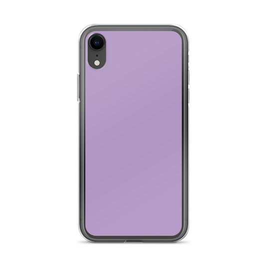 East Side Violet Purple iPhone Clear Thin Case Plain Color CREATIVETECH
