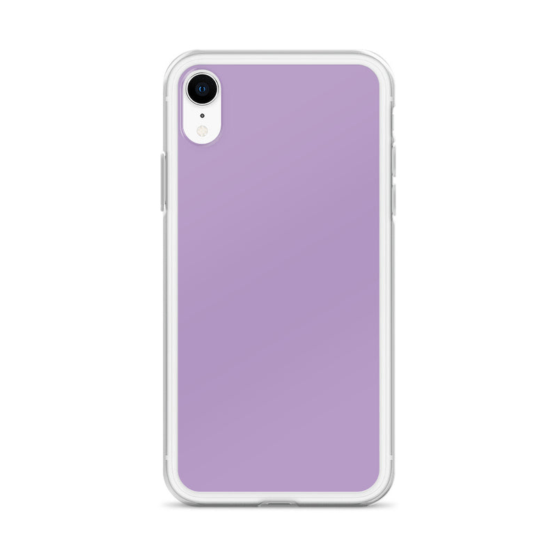 Load image into Gallery viewer, East Side Violet Purple iPhone Clear Thin Case Plain Color CREATIVETECH