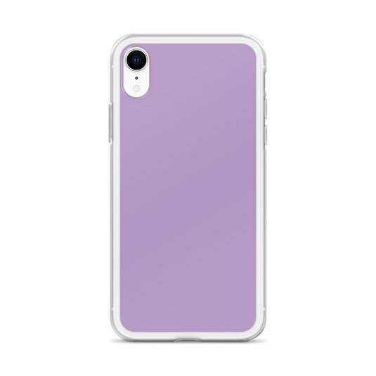 East Side Violet Purple iPhone Clear Thin Case Plain Color CREATIVETECH