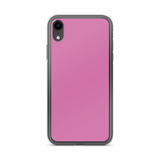 Hopbush Pink iPhone Clear Thin Case Plain Color CREATIVETECH
