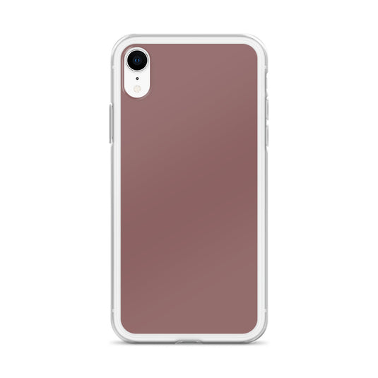 Light Brown Wood iPhone Clear Thin Case Plain Color CREATIVETECH