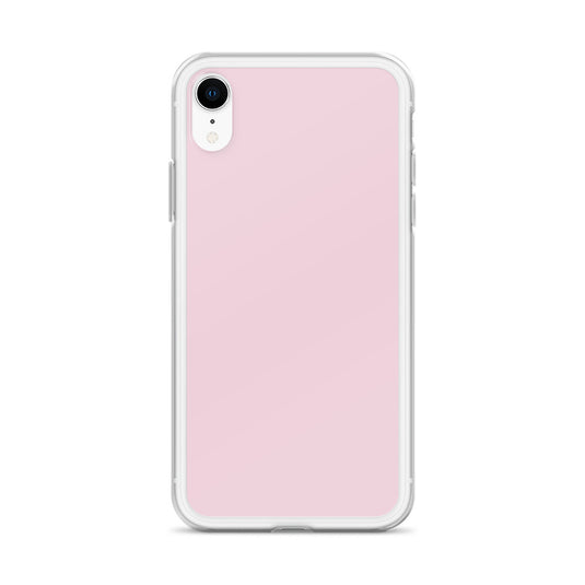 Lace Pink iPhone Clear Thin Case Plain Color CREATIVETECH