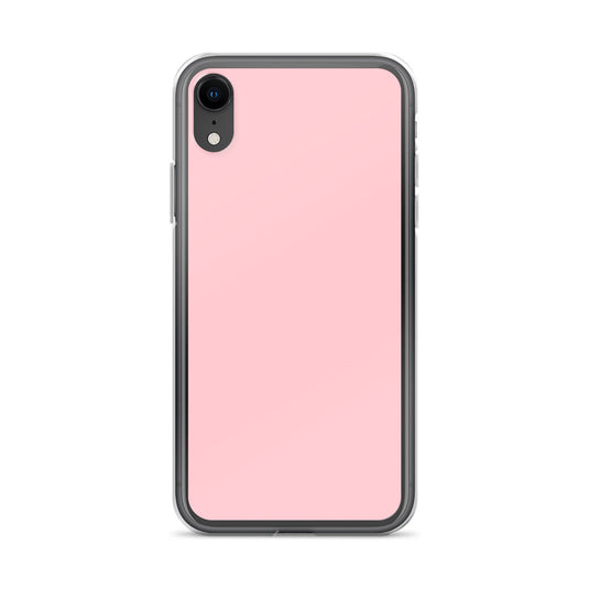 Pink iPhone Clear Thin Case Plain Color CREATIVETECH