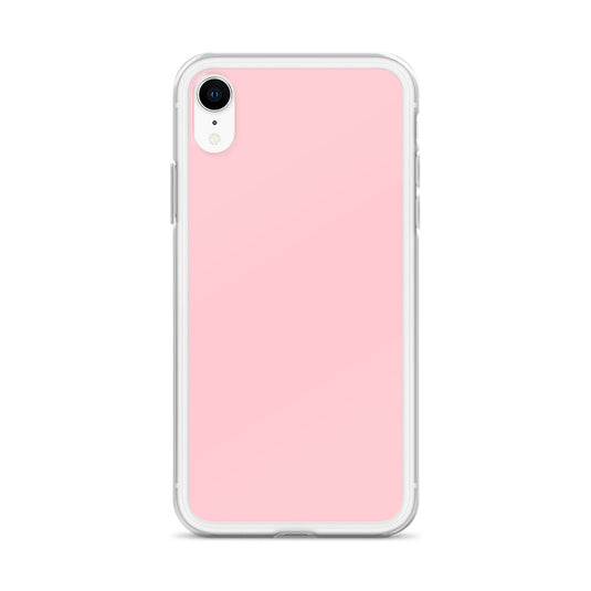 Pink iPhone Clear Thin Case Plain Color CREATIVETECH