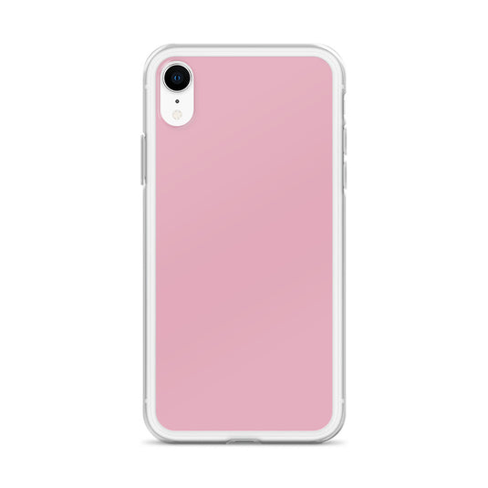 Melanie Pink iPhone Clear Thin Case Plain Color CREATIVETECH