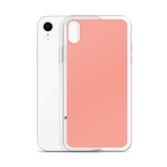 Plain Color Mona Lisa Pink iPhone Case Clear Bump Resistant Flexible CREATIVETECH