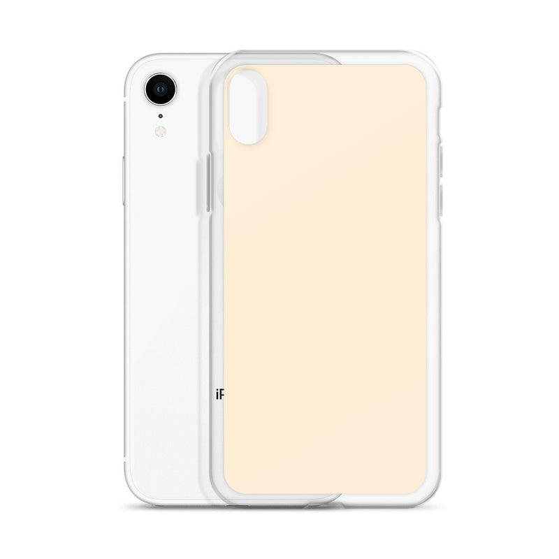 Load image into Gallery viewer, Plain Color Papaya Orange Yellow iPhone Case Clear Bump Resistant Flexible CREATIVETECH