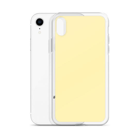Plain Color Banana Yellow iPhone Case Clear Bump Resistant CREATIVETECH