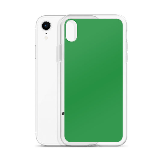 Plain Color Sea Green iPhone Case Clear Bump Resistant CREATIVETECH