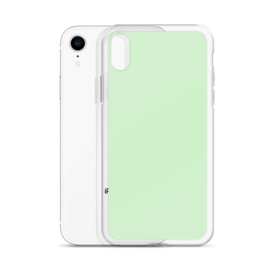 Plain Color Tara Green iPhone Case Clear Bump Resistant CREATIVETECH