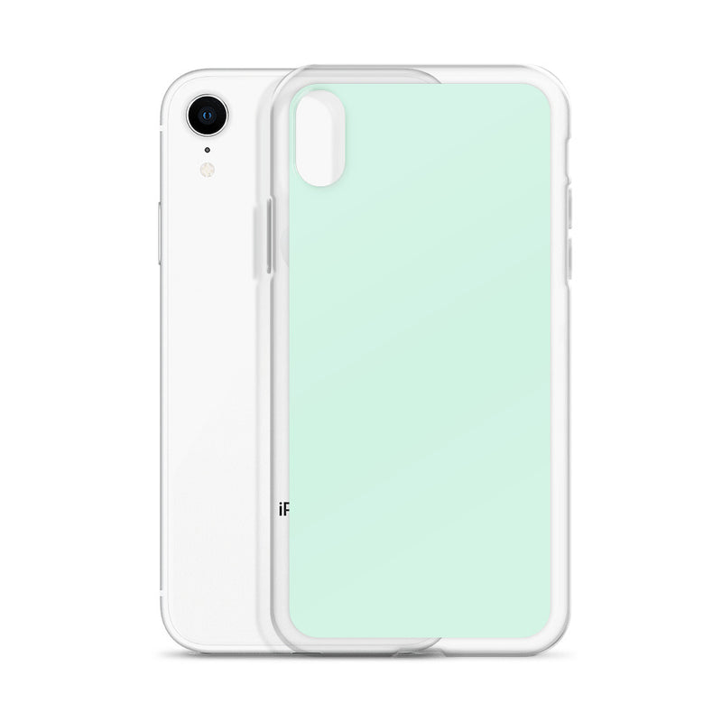 Load image into Gallery viewer, Plain Color Humming Bird Green iPhone Case Clear Bump Resistant CREATIVETECH