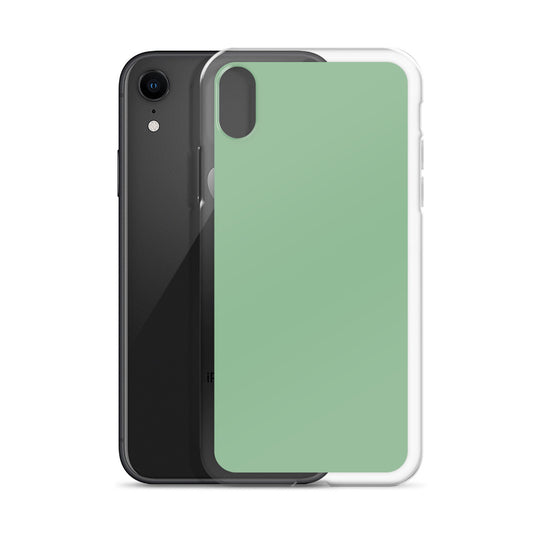 Plain Color Sea Green iPhone Case Clear Bump Resistant CREATIVETECH