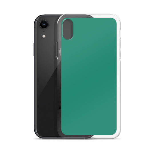 Plain Color Elf Green iPhone Case Clear Bump Resistant CREATIVETECH
