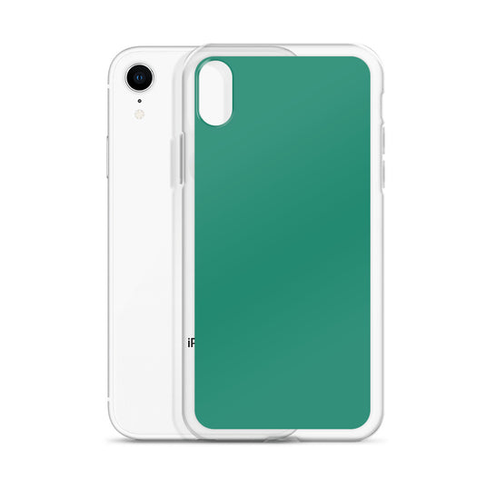 Plain Color Elf Green iPhone Case Clear Bump Resistant CREATIVETECH