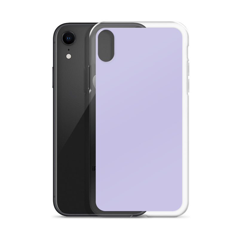 Load image into Gallery viewer, Melrose Purple Blue iPhone Clear Thin Case Plain Color CREATIVETECH