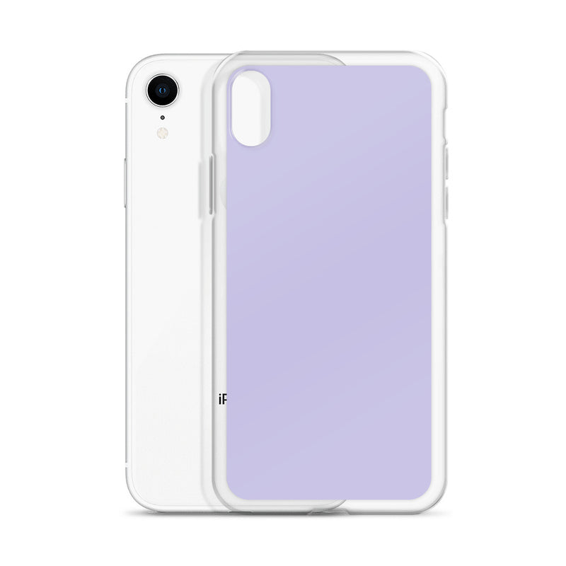Load image into Gallery viewer, Melrose Purple Blue iPhone Clear Thin Case Plain Color CREATIVETECH