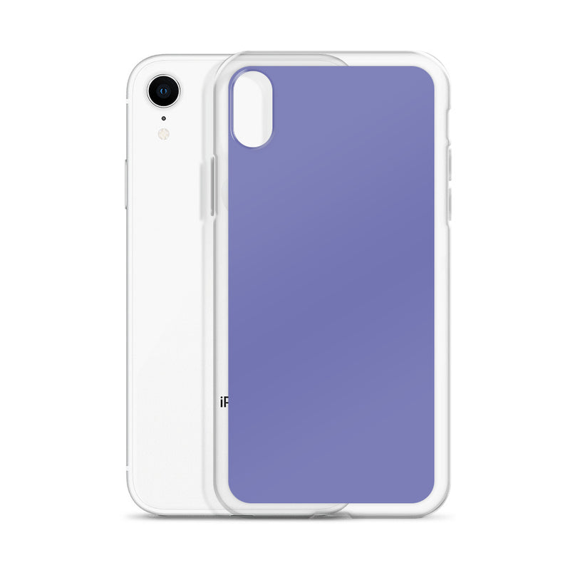 Load image into Gallery viewer, Chetwode Blue Purple iPhone Clear Thin Case Plain Color CREATIVETECH