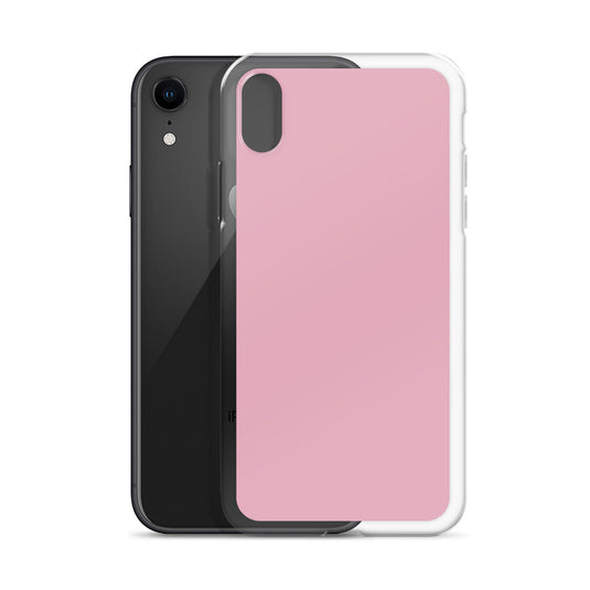 Melanie Pink iPhone Clear Thin Case Plain Color CREATIVETECH