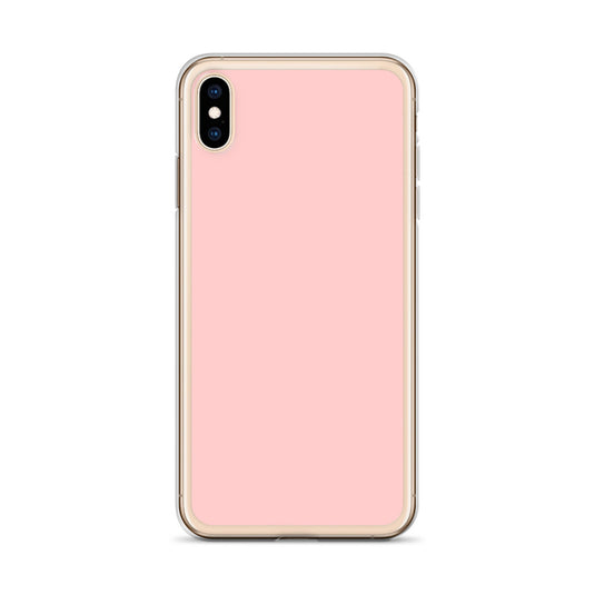 Plain Color Cosmos Pink iPhone Case Clear Bump Resistant Flexible CREATIVETECH