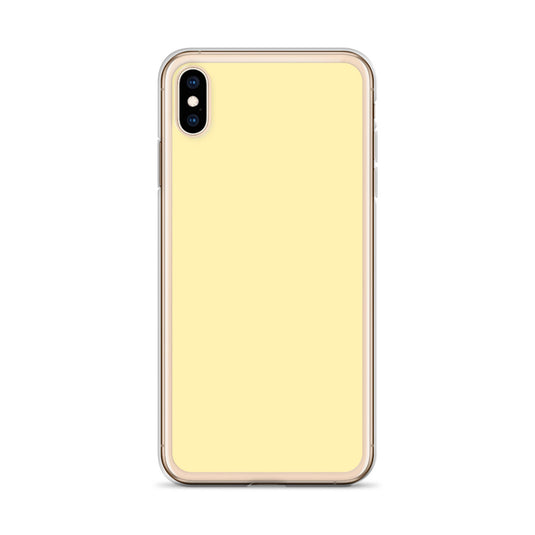 Plain Color Banana Yellow iPhone Case Clear Bump Resistant CREATIVETECH