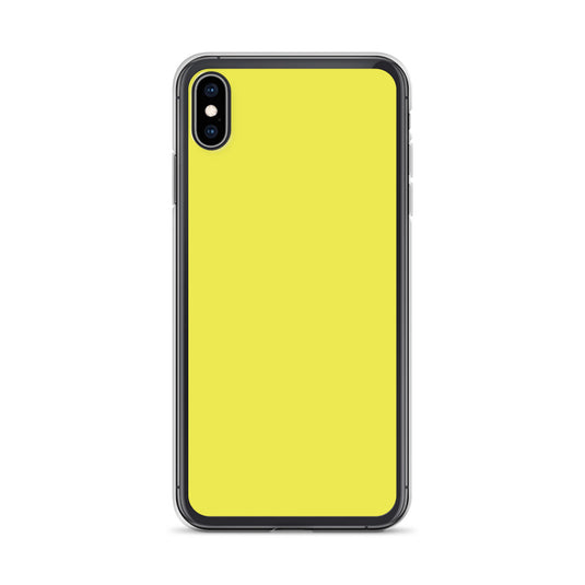 Plain Color Daisy Yellow iPhone Case Clear Bump Resistant CREATIVETECH