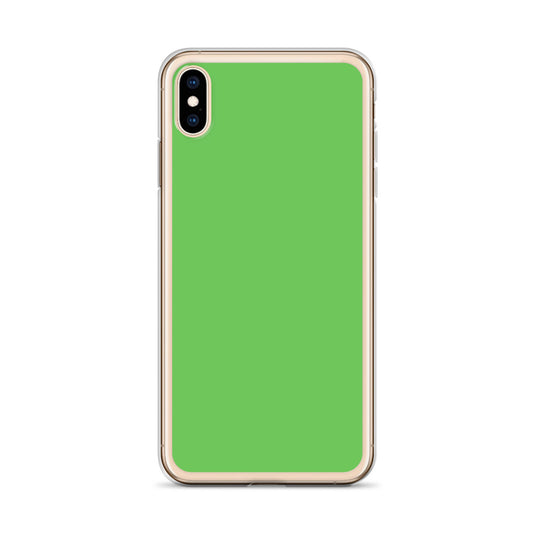 Plain Color Mantis Green iPhone Case Clear Bump Resistant CREATIVETECH