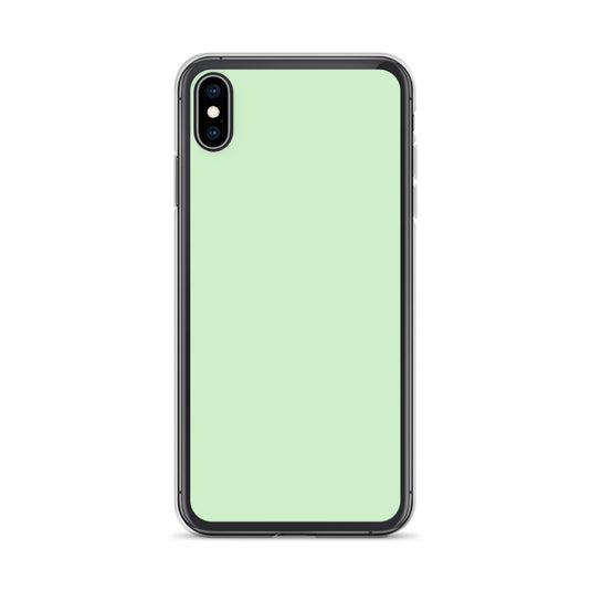 Plain Color Tara Green iPhone Case Clear Bump Resistant CREATIVETECH