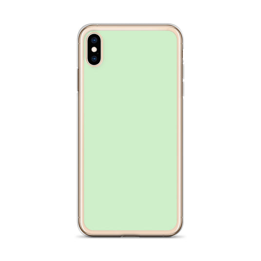 Plain Color Tara Green iPhone Case Clear Bump Resistant CREATIVETECH