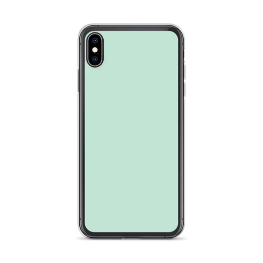 Plain Color Aero Green iPhone Case Clear Bump Resistant CREATIVETECH