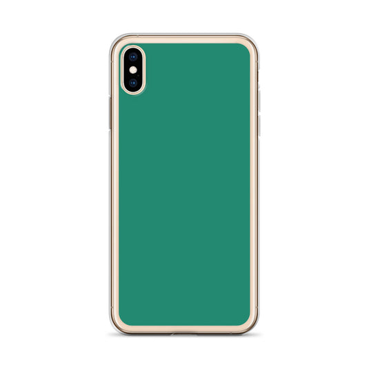 Plain Color Elf Green iPhone Case Clear Bump Resistant CREATIVETECH