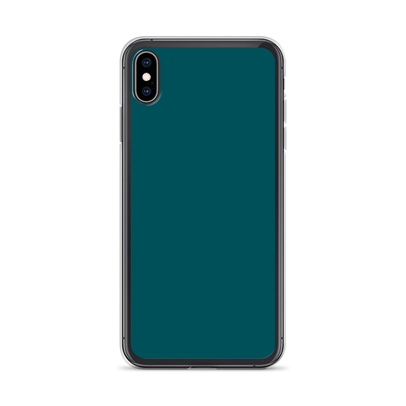 Load image into Gallery viewer, Plain Color Sherpa Blue iPhone Case Clear Bump Resistant CREATIVETECH