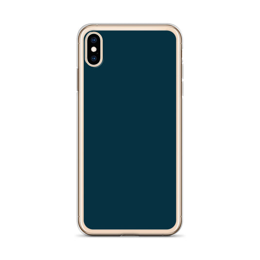 Plain Color Blue Whale iPhone Case Clear Bump Resistant CREATIVETECH