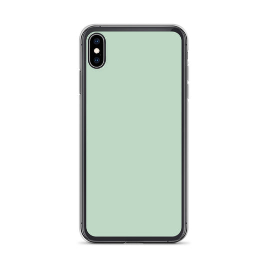 Plain Color Shallow Edgewater Blue iPhone Case Clear Bump Resistant CREATIVETECH