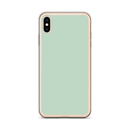 Plain Color Shallow Edgewater Blue iPhone Case Clear Bump Resistant CREATIVETECH