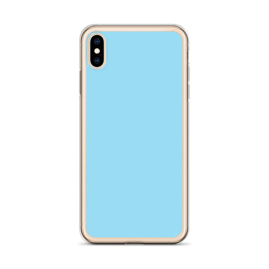 Plain Color Columbia Blue iPhone Case Clear Bump Resistant CREATIVETECH