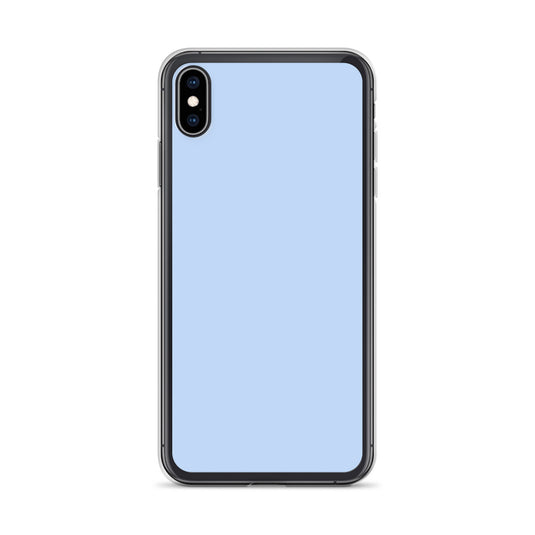 Plain Color Hawkes Blue iPhone Case Clear Bump Resistant CREATIVETECH