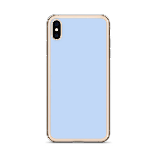 Plain Color Hawkes Blue iPhone Case Clear Bump Resistant CREATIVETECH