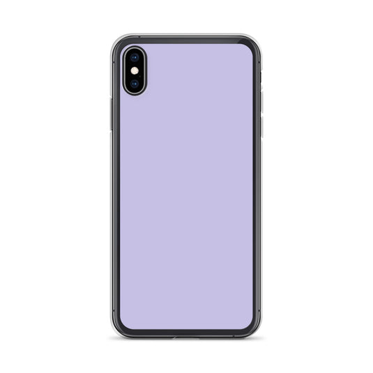 Melrose Purple Blue iPhone Clear Thin Case Plain Color CREATIVETECH