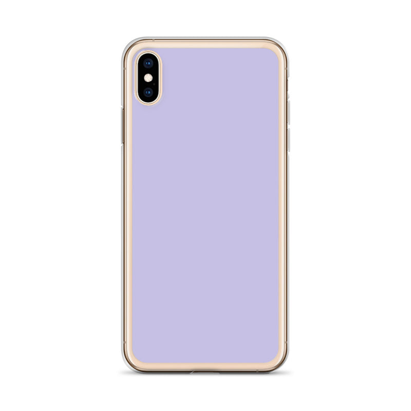Load image into Gallery viewer, Melrose Purple Blue iPhone Clear Thin Case Plain Color CREATIVETECH